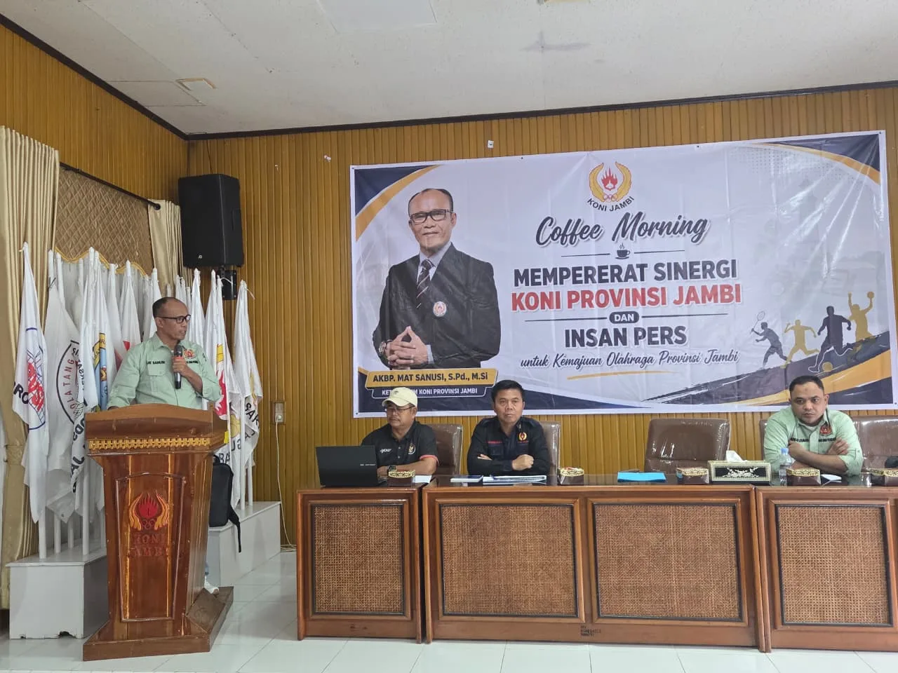 KONI Jambi Gagas Program Bapak Angkat untuk Cabor, Targetkan PON 10 Besar dan Seleksi Atlet Lebih Ketat