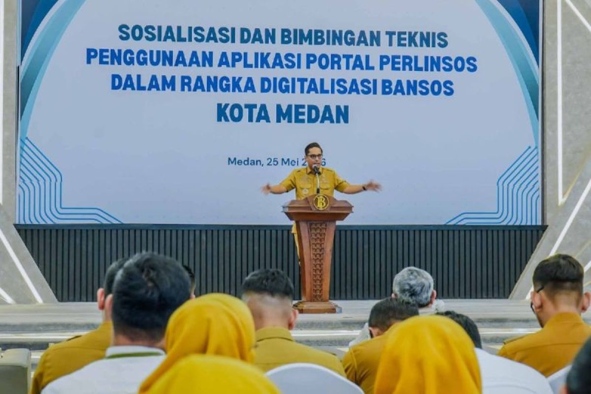 Pemkot Medan Siapkan 5.080 Agen Pendamping untuk Digitalisasi Bansos, Target Verifikasi 792 Keluarga per Hari