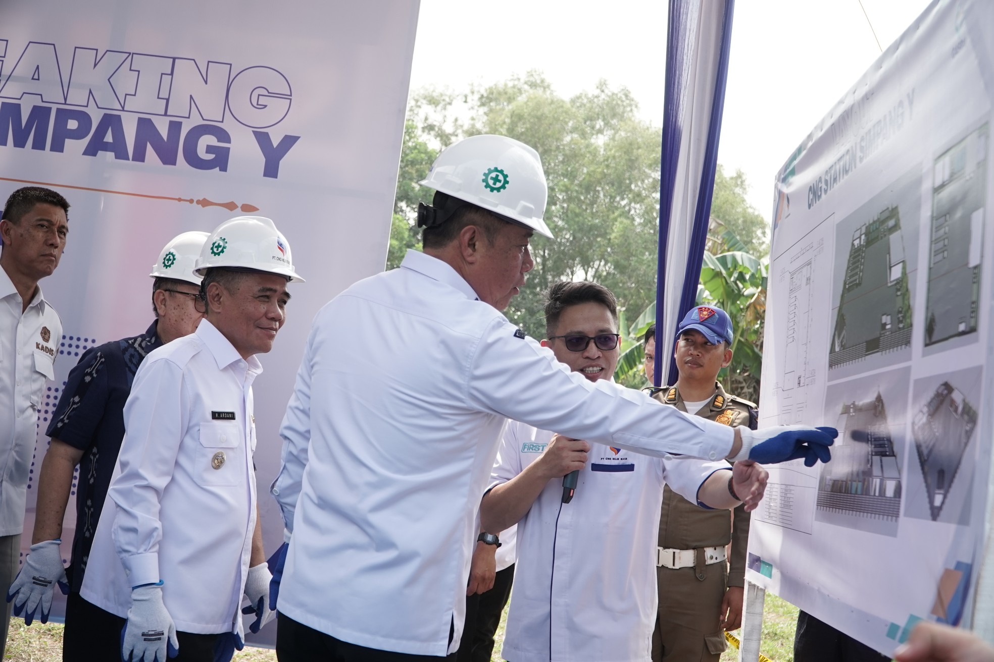 Wagub Sumsel Cik Ujang Resmikan Pembangunan SPBG Simpang Y di Ogan Ilir, Wajib Serap Tenaga Kerja Lokal