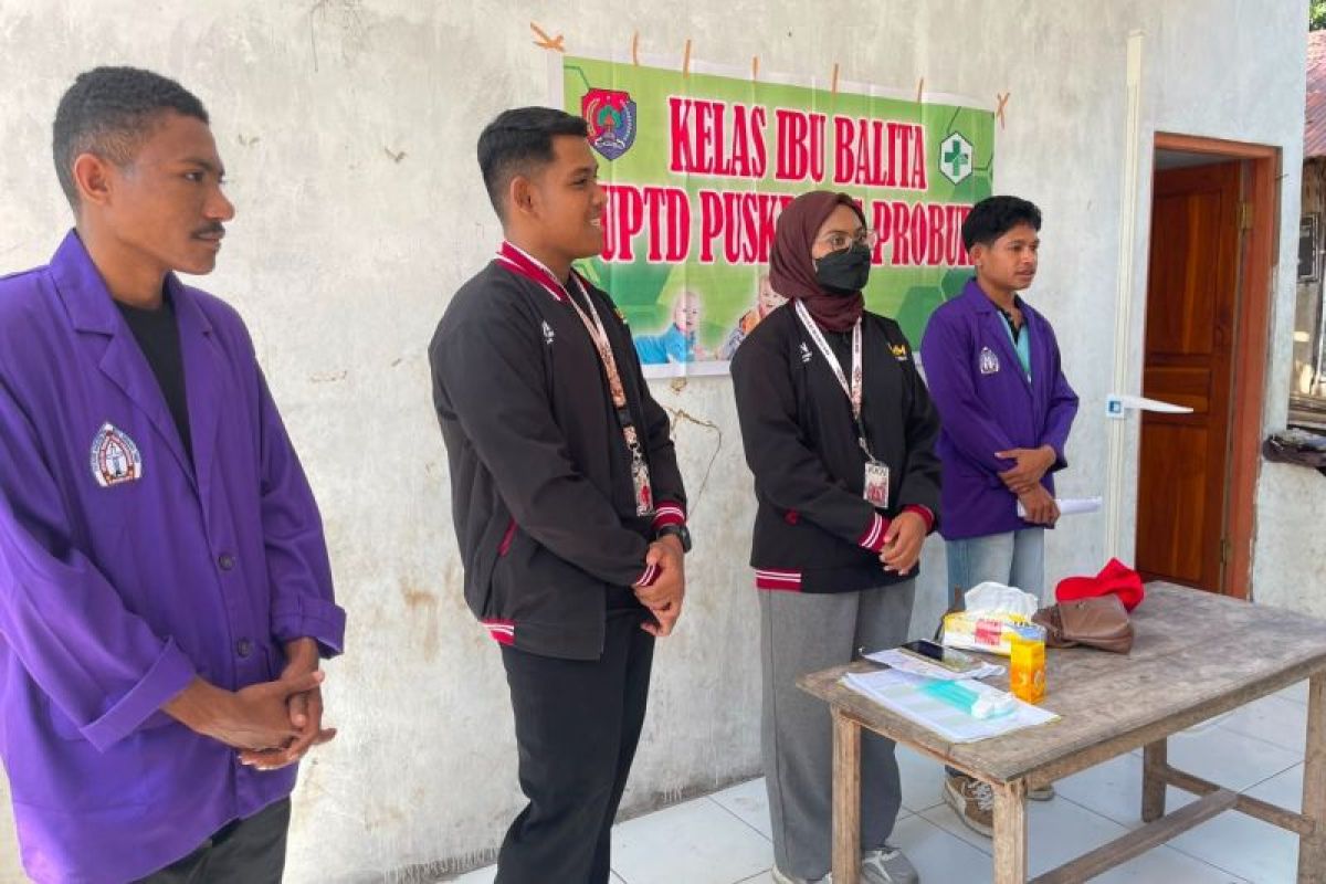 Stunting di Alor Capai 22,59 Persen, 10 Mahasiswa UMM Tembus Perbukitan Demi Turunkan Angka di Desa Probur