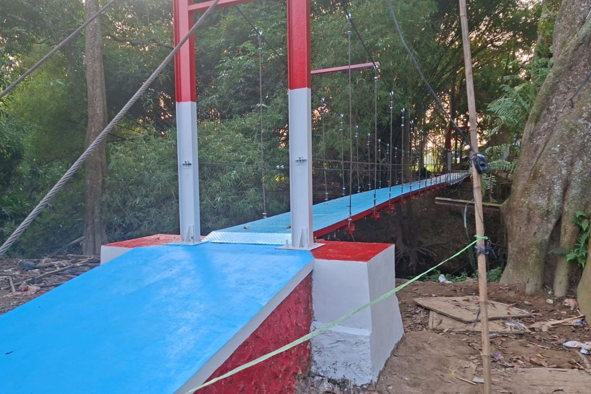 Jembatan Merah Putih Presisi di Kampung Sadea Serang Rampung, Warga Tak Lagi Sulit Akses Sekolah dan Angkut Hasil Panen