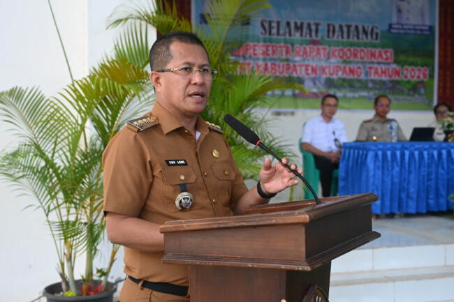 Bupati Kupang Yosef Lede Buka Rakor, 5 Program Prioritas Termasuk Sekolah Rakyat dan Nikah Massal Gratis