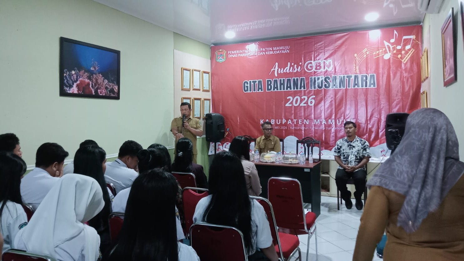 Disparbud Mamuju Seleksi 20 Peserta Gita Bahana Nusantara, Kualitas Vokal Lebih Diutamakan daripada Kuota Formasi