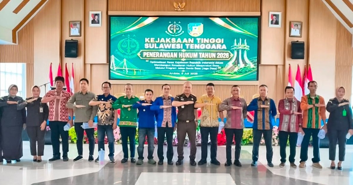 Pemkab Konawe Selatan dan Kejati Sultra Bekali 200 Aparatur Desa Pemahaman Hukum demi Cegah Korupsi Dana Desa