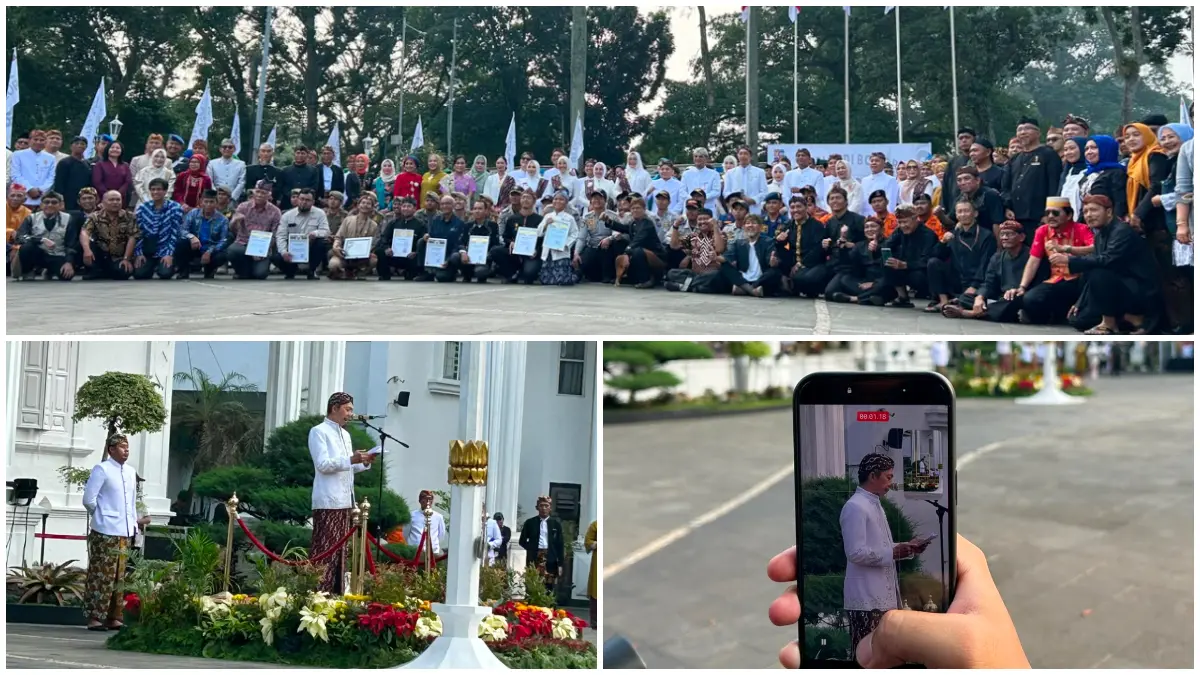 Forkopimda Kota Bogor Kompak Kenakan Baju Adat Sunda di Upacara HJB ke-544, Simbol Identitas Budaya Lokal