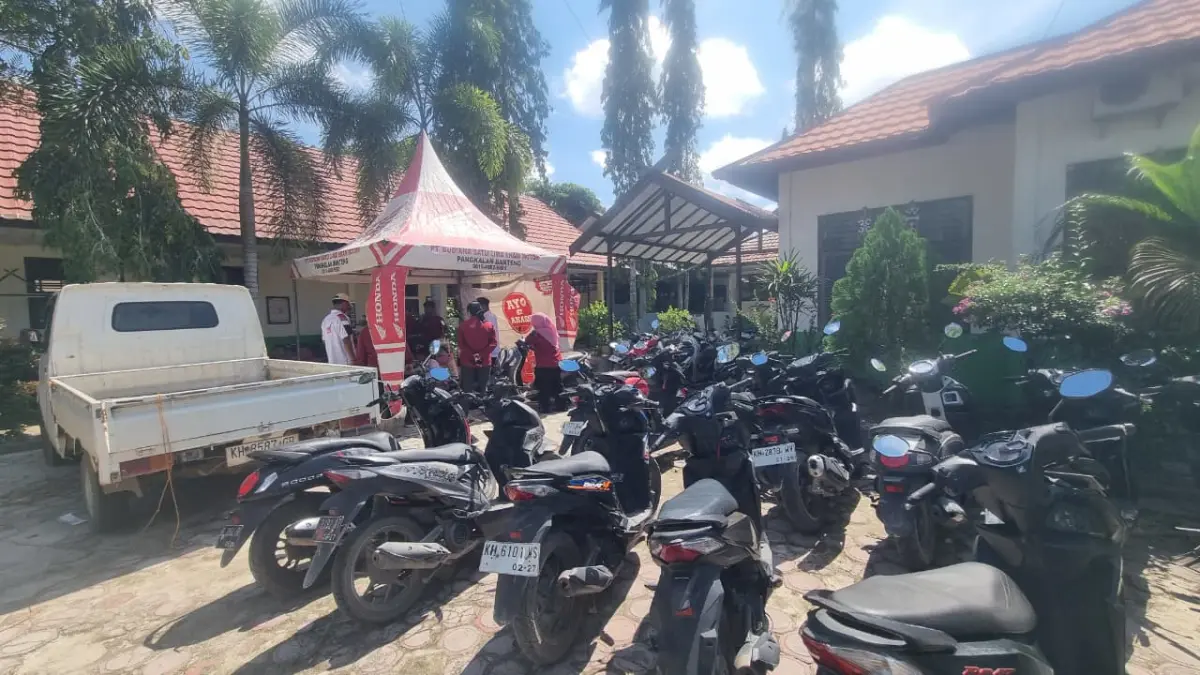 SMKN 1 Pangkalan Banteng Dapat Layanan Servis Gratis dari PT Trio Motor Lewat Program Servis Kunjung
