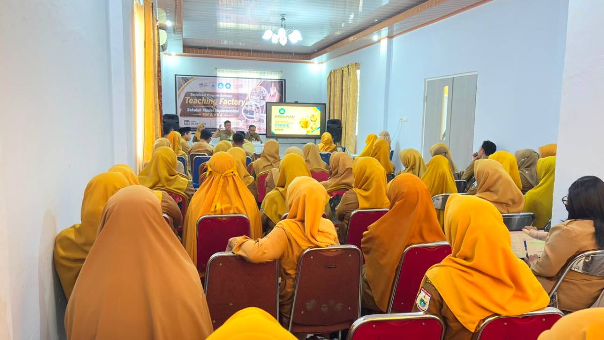 SMK Negeri 1 Majene Sosialisasi Teaching Factory, 50 Guru Dibekali Konsep Sekolah Model dan Budaya Kerja Industri