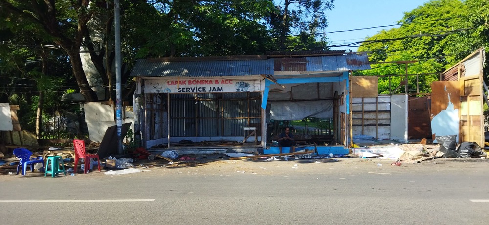 Pedagang di Gerbang USK Banda Aceh Kecewa Penertiban Lapak Tak Didahului Musywarah, Minta Solusi Pengganti