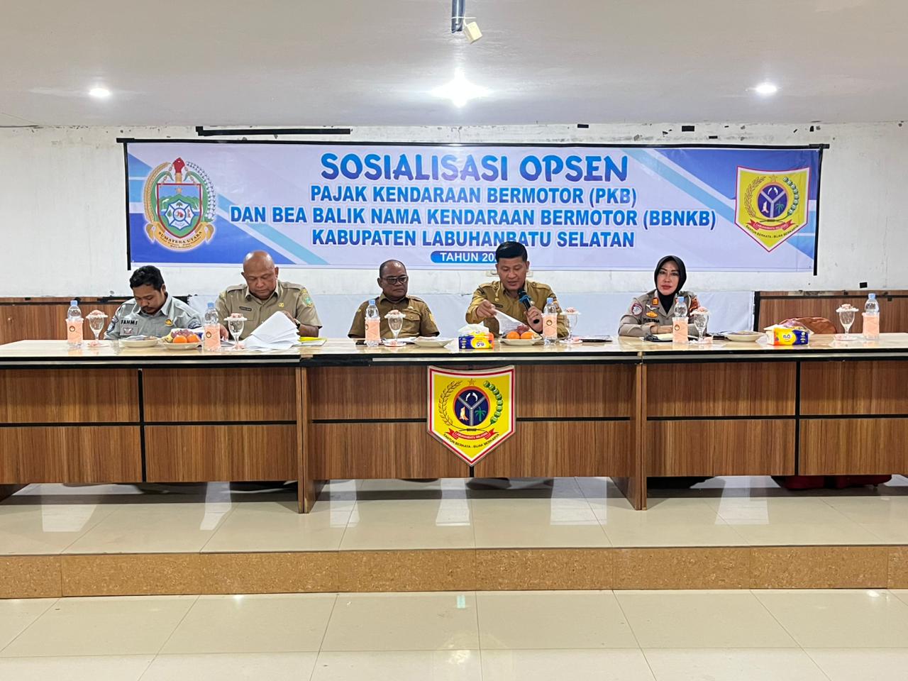 PAD Labuhanbatu Selatan Digenjot Lewat Opsen Pajak Kendaraan, Kasatlantas dan Bapenda Sinergi Data