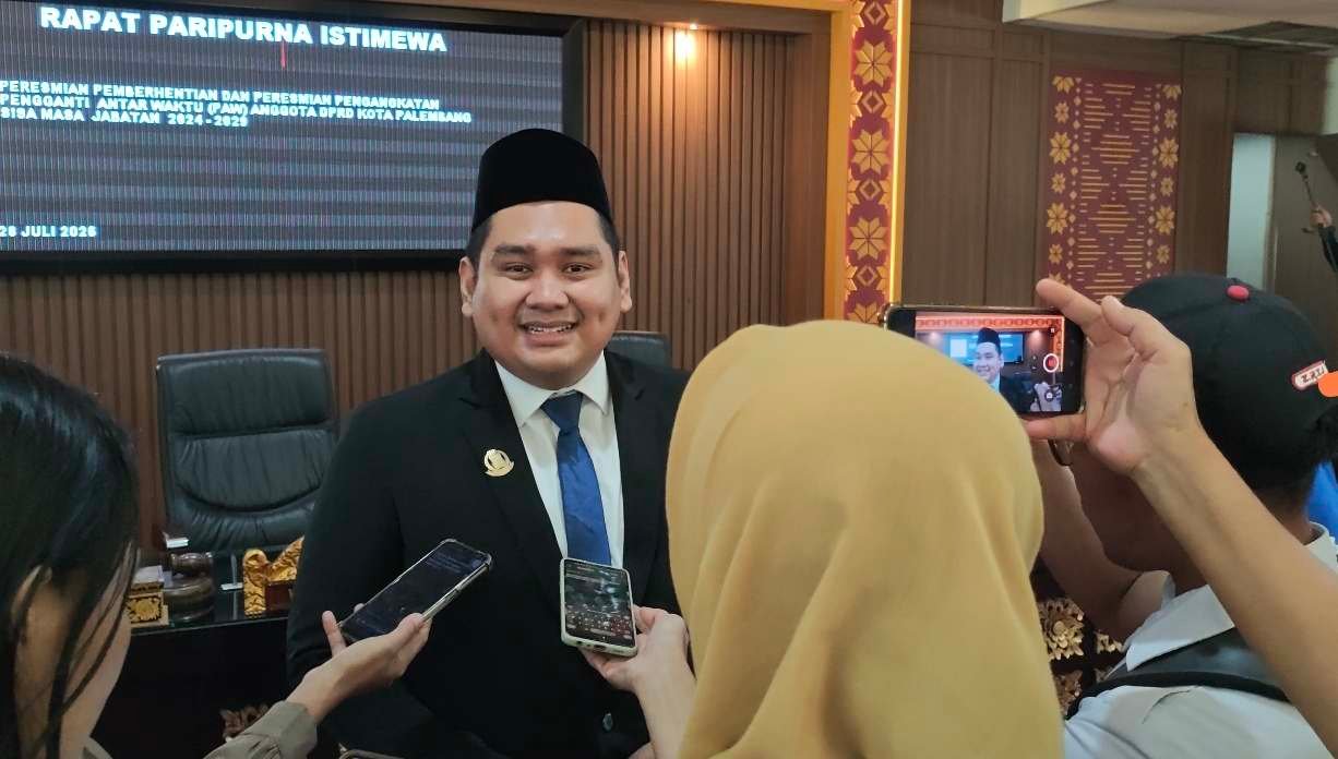 Resmi Dilantik Jadi Anggota DPRD Palembang, M. Djody Nugraha Siap Duduk di Komisi I dan Badan Kehormatan