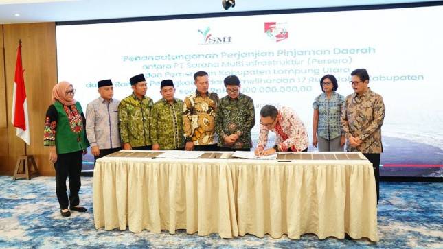 Pemkab Lampung Utara Pinjam Rp140 Miliar ke PT SMI untuk Perbaiki 17 Ruas Jalan Kabupaten