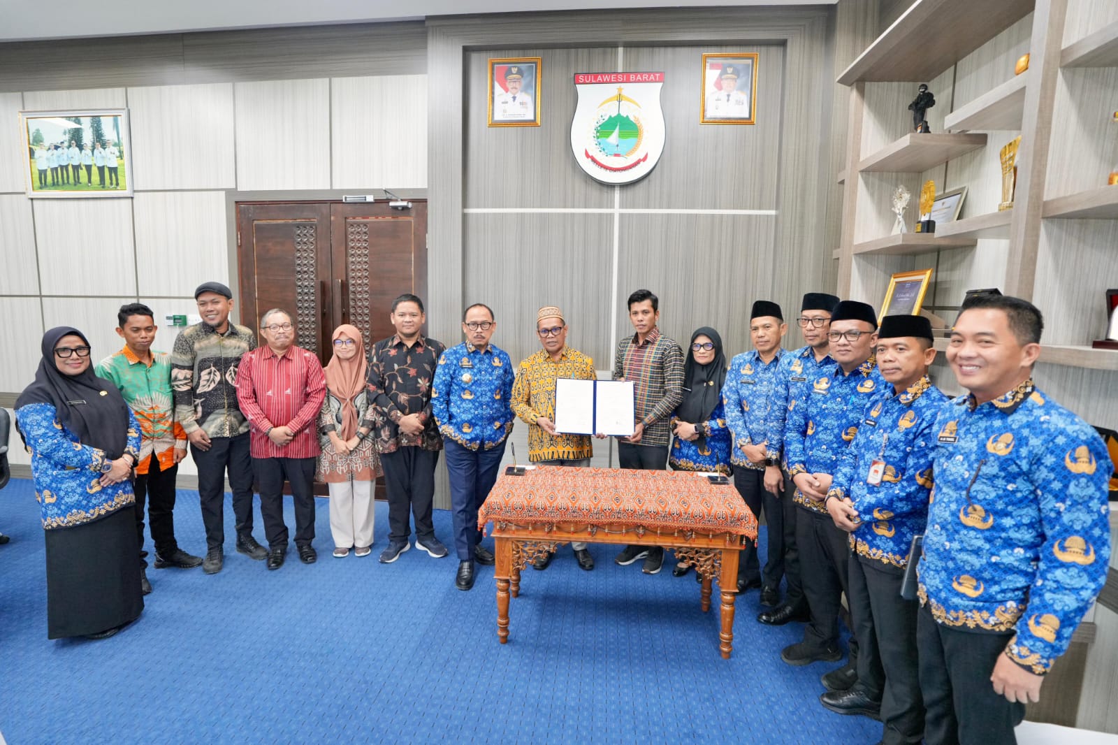 Pemprov Sulbar, KPU, dan Kemenag Teken MoU Pendidikan Pemilih untuk Siswa SMA dan MA Se-Provinsi