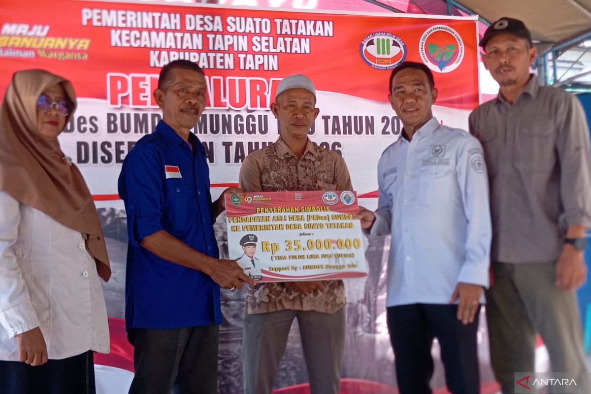 BUMDes Munggu Talu Tapin Setor Rp35 Juta ke Kas Desa, 7 Langgar dan 1 Masjid Terima Bantuan Rp3 Juta