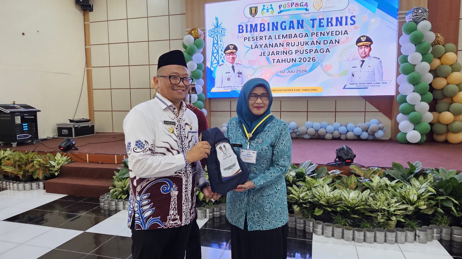 Dinsos P3AP2KB Tabalong Gelar Bimtek untuk 100 Kader Puspaga, Bupati Tekankan Penguatan Sistem Rujukan Keluarga