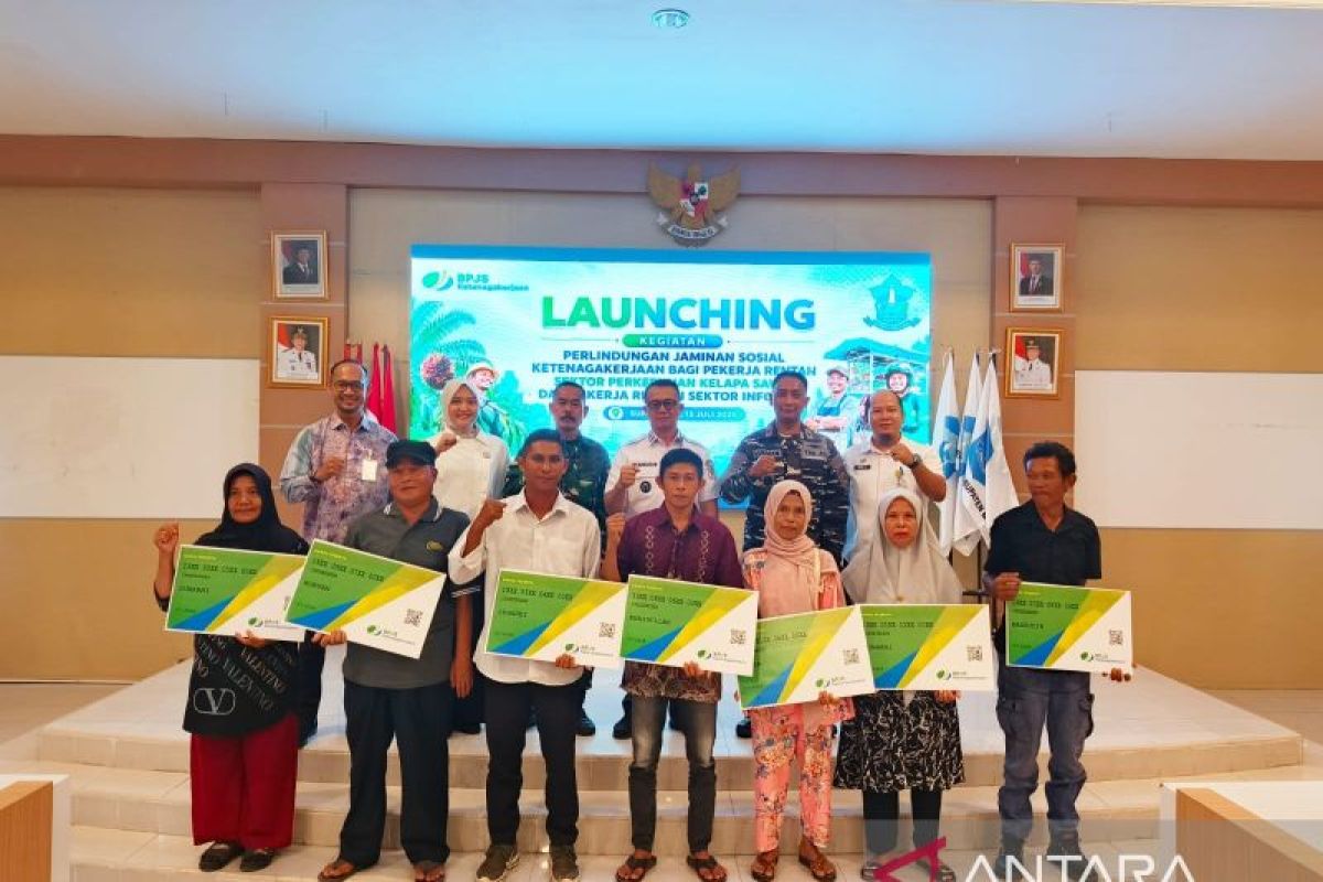 Pemkab Bangka Lindungi 3.410 Pekerja Perkebunan dan Informal lewat BPJS Ketenagakerjaan pada 2026