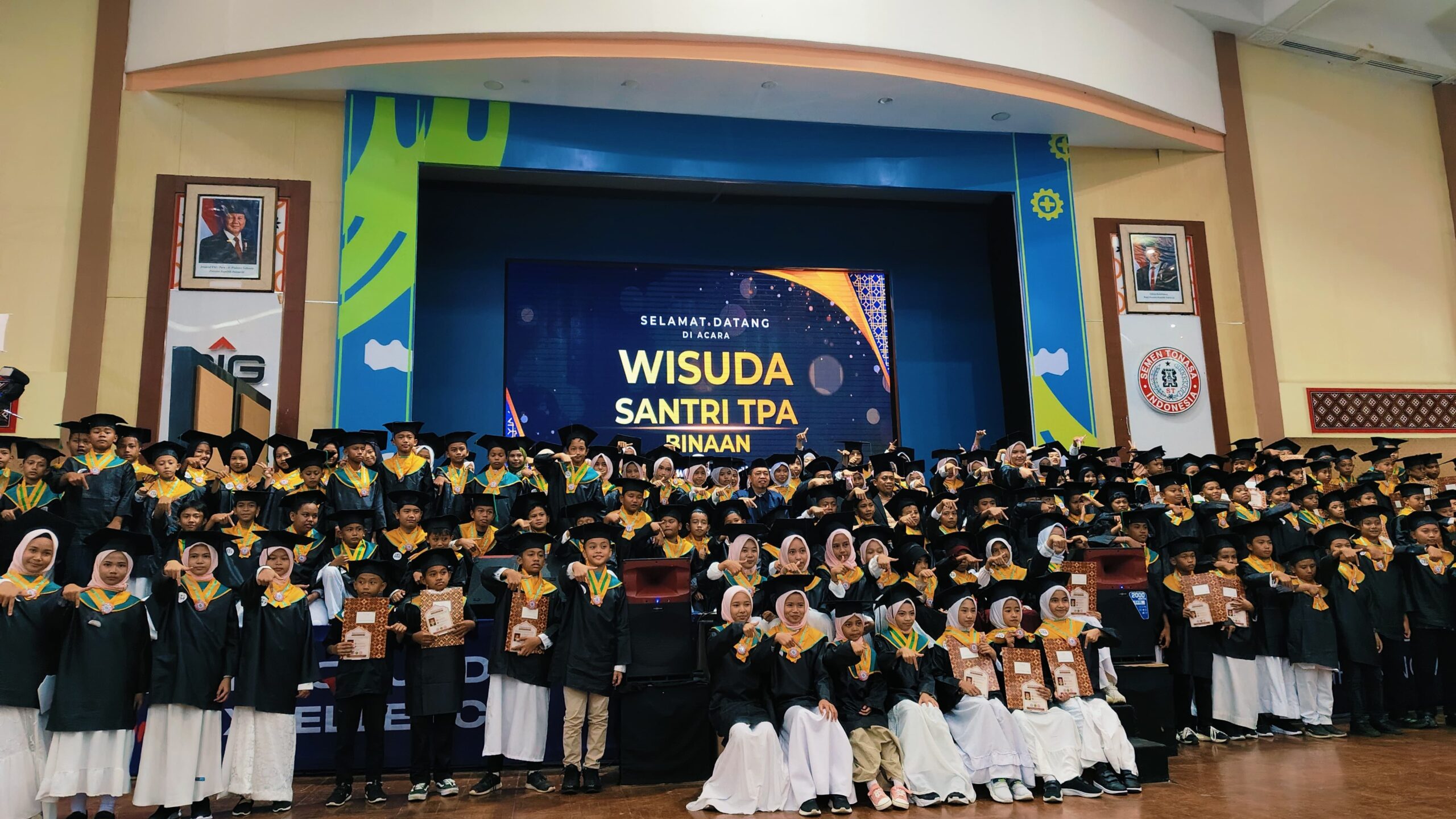 173 Santri TPA Binaan YDPI PT Semen Tonasa Ikuti Wisuda Perdana di Pangkep, Jadi Ajang Apresiasi Pembelajaran Al-Qur’an