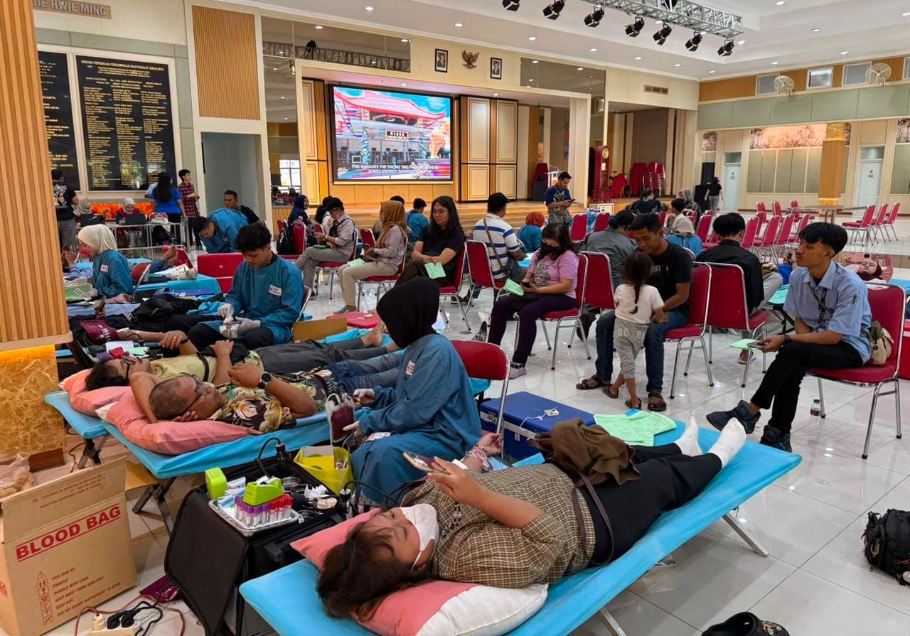 Target 300 Kantong Darah Tercapai pada Donor Darah HUT ke-94 PMS di Solo, Toko Emas J5 Ismoyo Jadi Sponsor