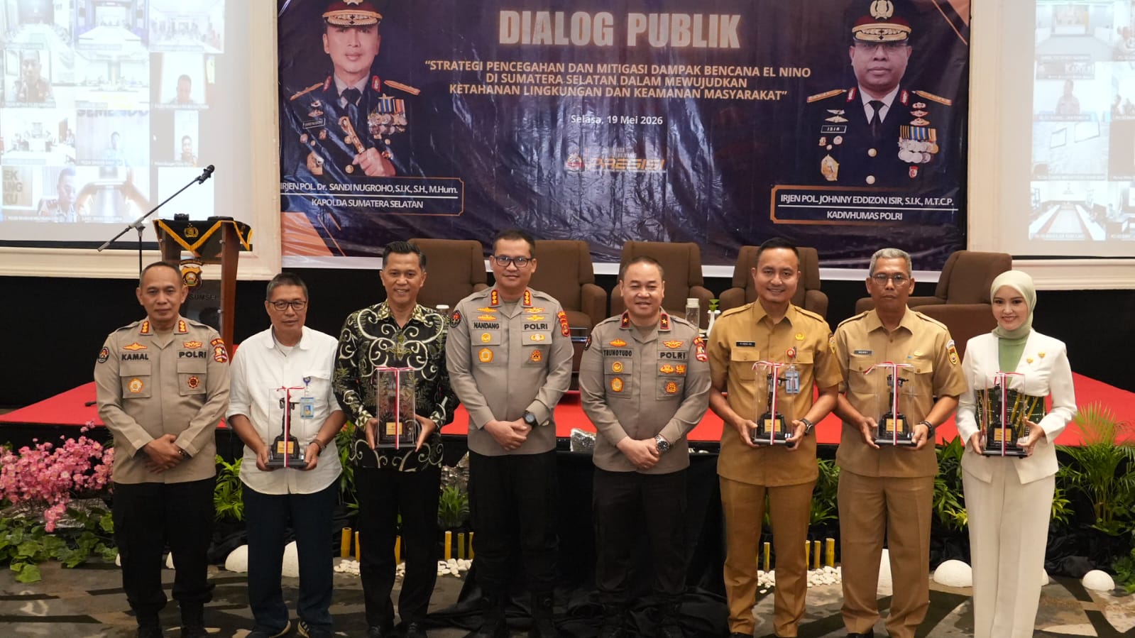 Antisipasi Karhutla 2026, Polda Sumsel Libatkan Akademisi dan BPBD Bahas Mitigasi El Nino di Palembang
