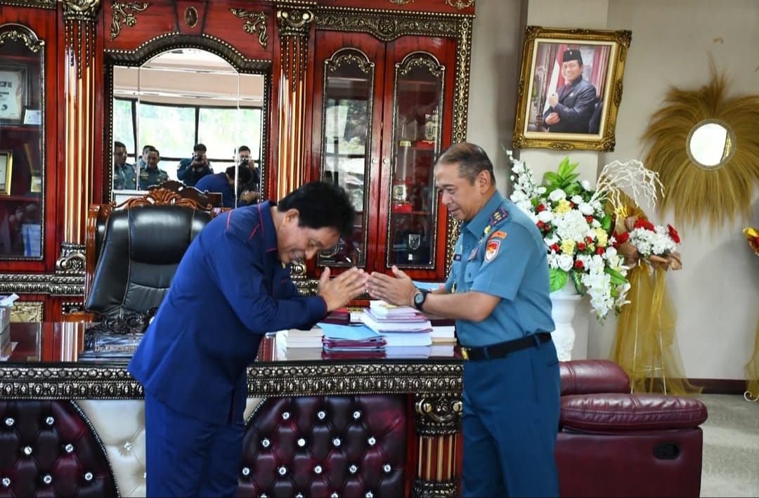 Ketua DPRD Sulut Andi Silangen Terima Kunjungan Dankodaeral VIII, Bahas Sinergi TNI AL dan Pemda untuk Pembangunan Daerah