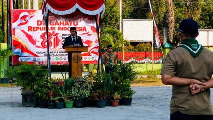PWM Kalteng Gelar Upacara HUT ke-81 RI di Palangka Raya, Ketua: Momentum Perkuat Kontribusi untuk Bangsa