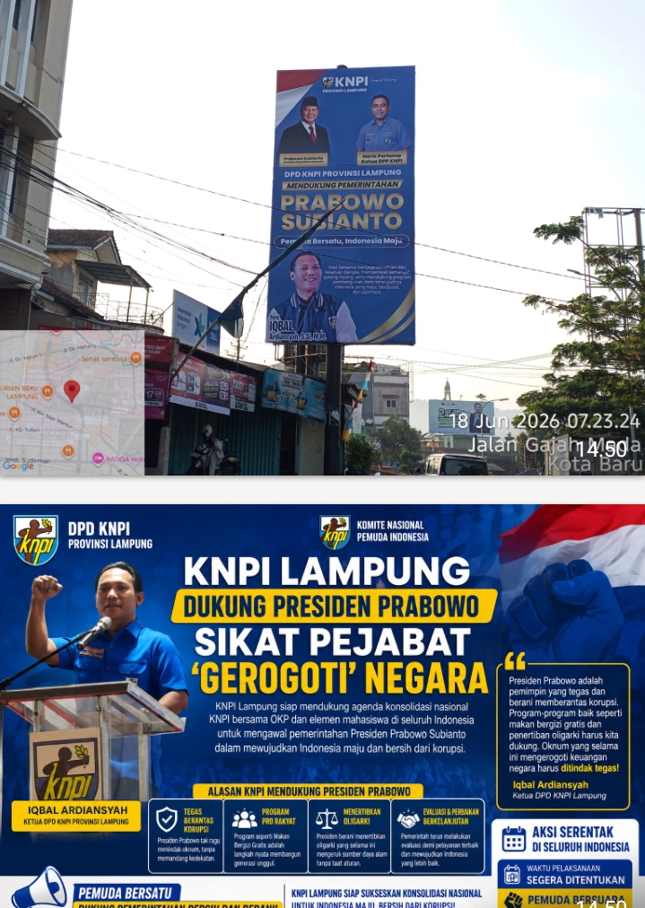 KNPI Lampung Siap Gelar Aksi Dukung Presiden Prabowo Tindak Pejabat Korup, Target Gerakan Serentak Nasional