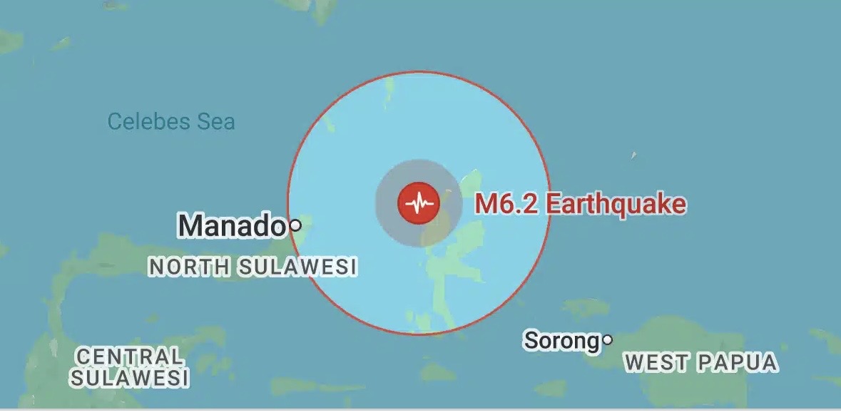 Gempa M 6,2 Guncang Halmahera Barat, Getaran Tembus Ternate hingga Gorontalo