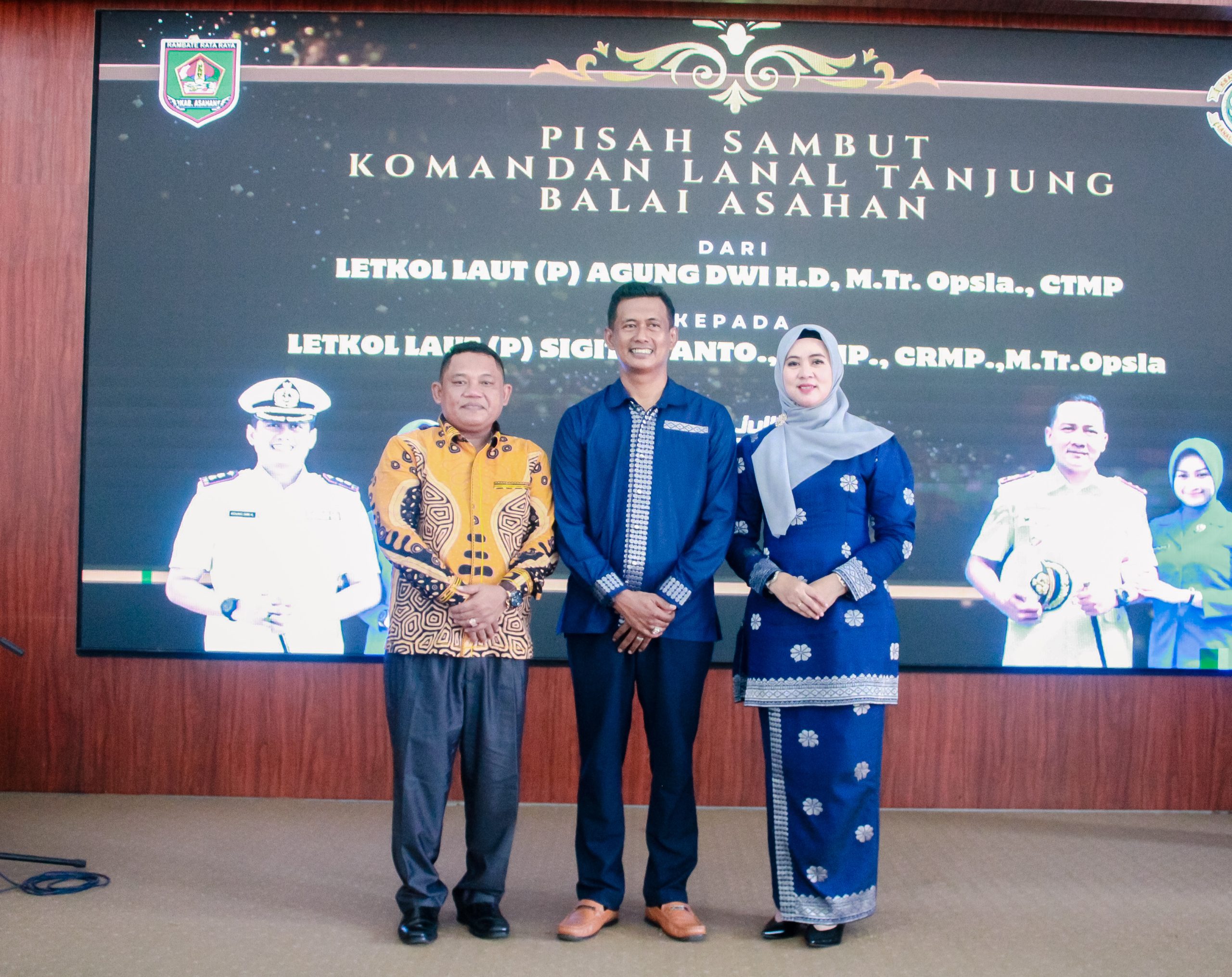 Wakil Bupati Labuhanbatu Hadiri Pisah Sambut Komandan Lanal Tanjung Balai Asahan, Dua Pejabat Berganti