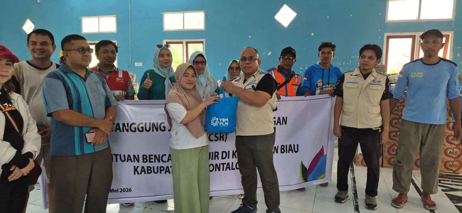 Banjir Gorontalo Utara: PLN Salurkan 535 Paket Sembako ke Lima Desa Terdampak, Bantu Warga Pulih Pascabencana