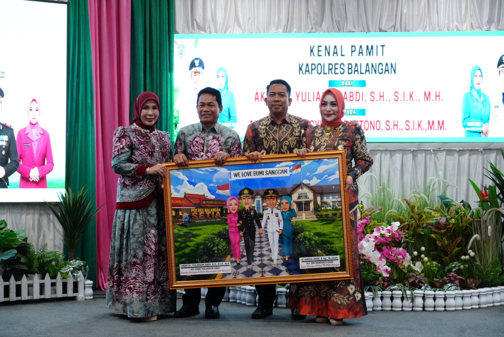 Bupati Balangan Abdul Hadi Apresiasi Sinergi AKBP Yulianor Abdi, Kapolres Baru AKBP Arif Mansyur Siap Lanjutkan Kolaborasi
