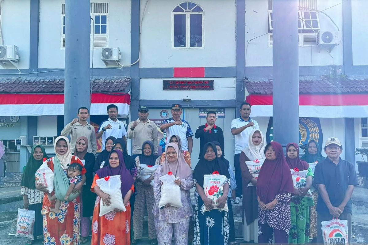 Lapas Panyabungan Salurkan Bantuan Pangan ke Warga Kurang Mampu, Program Rutin Terus Berjalan di Tengah Efisiensi Anggaran