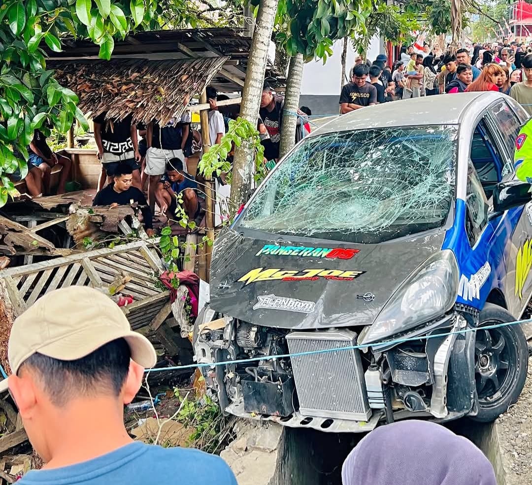 Tragedi Drag Race Kotamobagu: 6 Penonton Tewas Terlindas Mobil Balap di Lintasan Upai, 10 Lainnya Luka-Luka