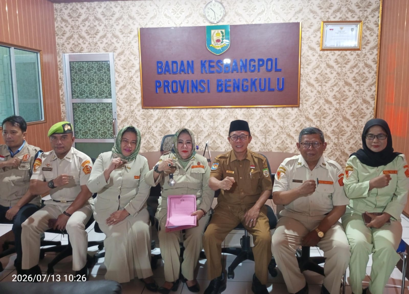 PD Pemuda Panca Marga Bengkulu Serahkan Legalitas ke Kesbangpol, Siap Dukung Program Bantu Rakyat Gubernur Helmi Hasan