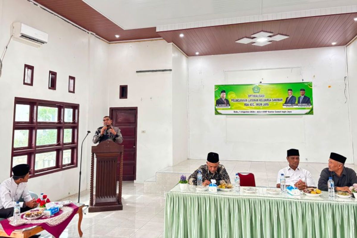 Kemenag Aceh Besar Luncurkan Program Pusaka Sakinah di Ingin Jaya untuk Tekan Angka Perceraian