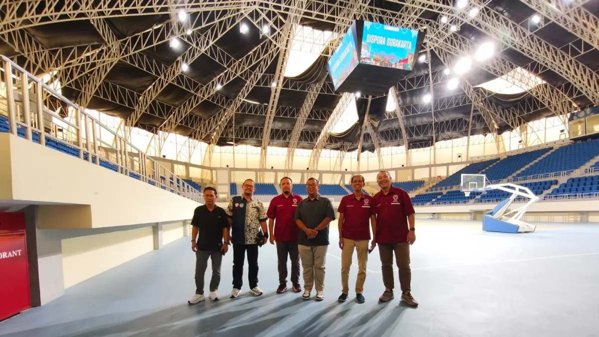 Solo Bersiap Jadi Tuan Rumah FIBA Basketball Youth Events 2027-2028, FIBA Asia Tinjau GOR Sritex dan Manahan