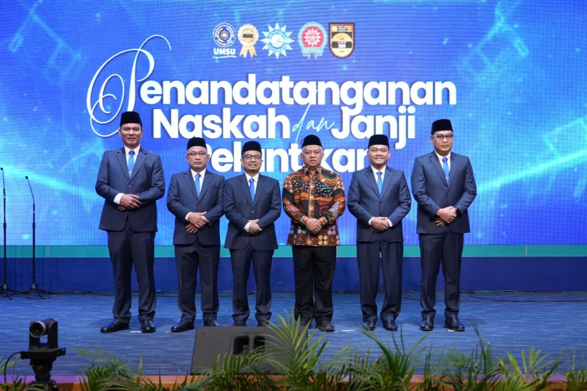 UMSU Medan Lantik Empat Wakil Rektor Periode 2026-2030, Ketua PP Muhammadiyah Targetkan Kampus Seunggul-unggulnya