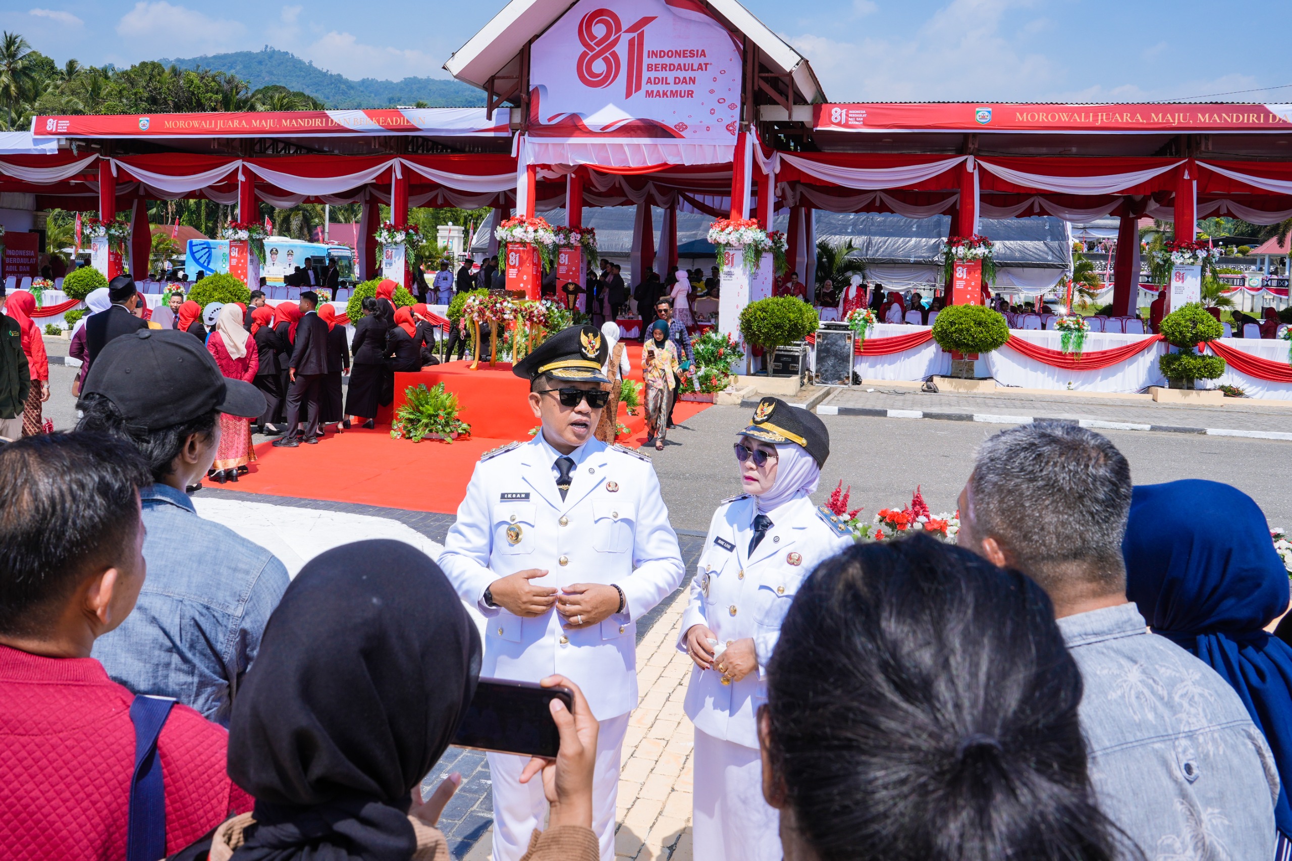 Bupati Morowali Buka Suara soal Isu Bongkar Tugu Bundaran Bahomohoni: Ikon Adipura Tetap Ada, Hanya Direnovasi Jelang Porprov