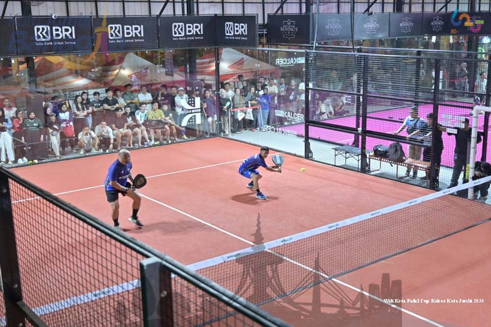 157 Pasangan Atlet Ramaikan Wali Kota Cup Padel 2026 di Jambi, Maulana Dorong Sport Tourism dan Ekonomi Kreatif