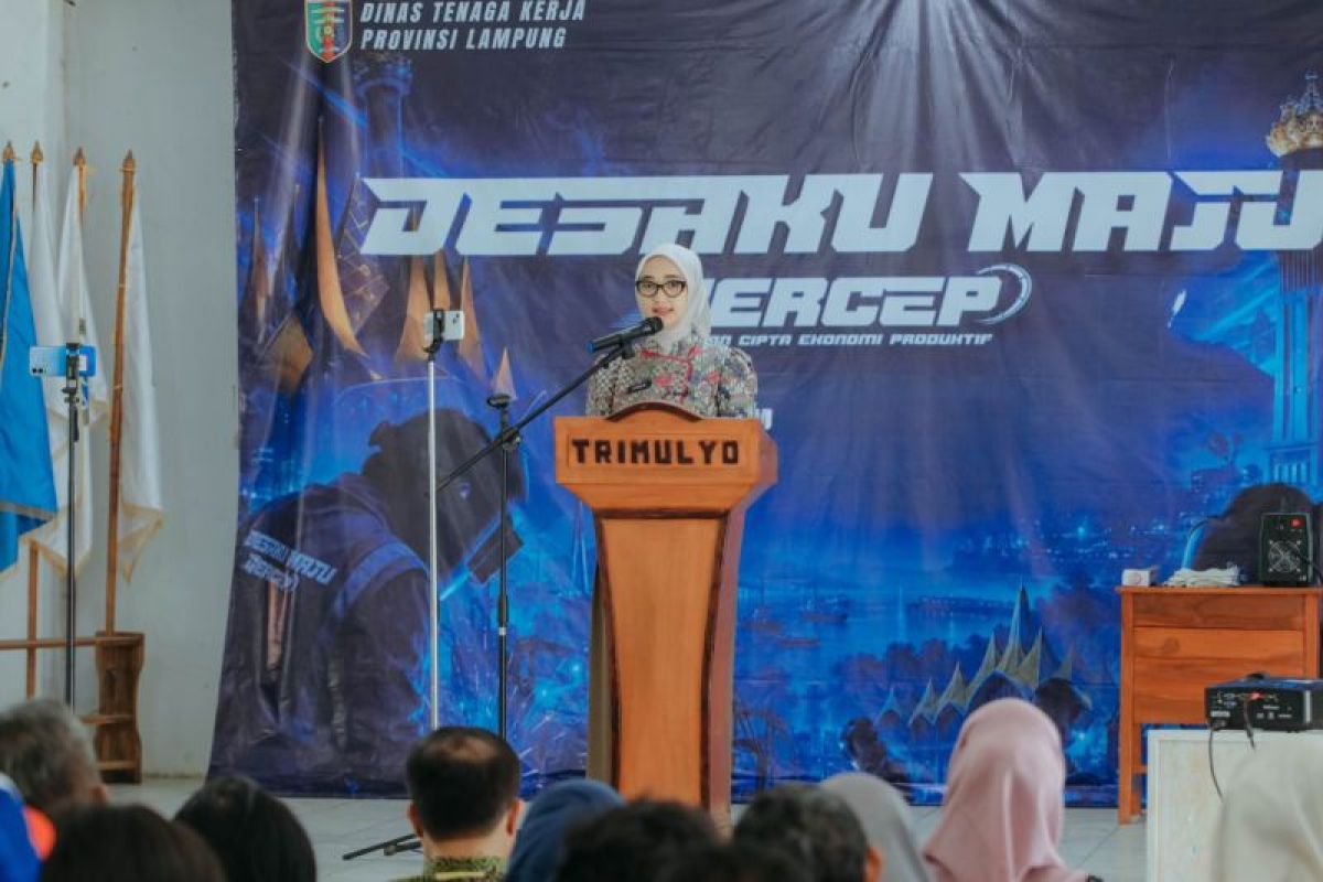 Wagub Lampung Jihan Nurlela Dorong Pelatihan Vokasi di 33 Desa, Sasar 528 Peserta Siap Kerja
