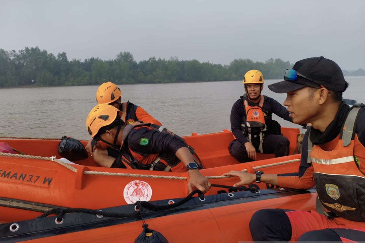 ABK Kapal Jukung Tenggelam di Perairan Muara Lalan Muba, Tim SAR Gabungan Terjunkan Dua Tim Cari Korban