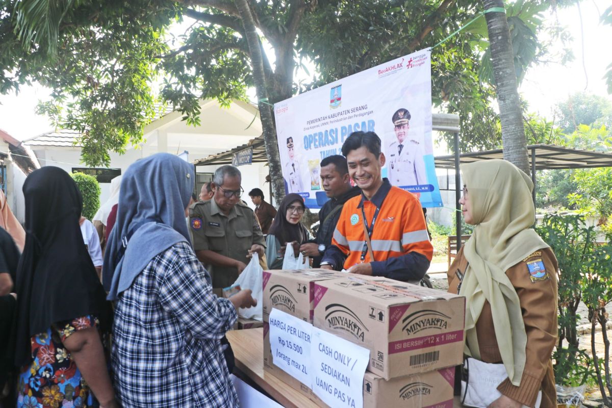 Pemkab Serang Targetkan Operasi Pasar Murah di 16 Kecamatan Sepanjang 2026, Antrean Warga Membludak di Kramatwatu