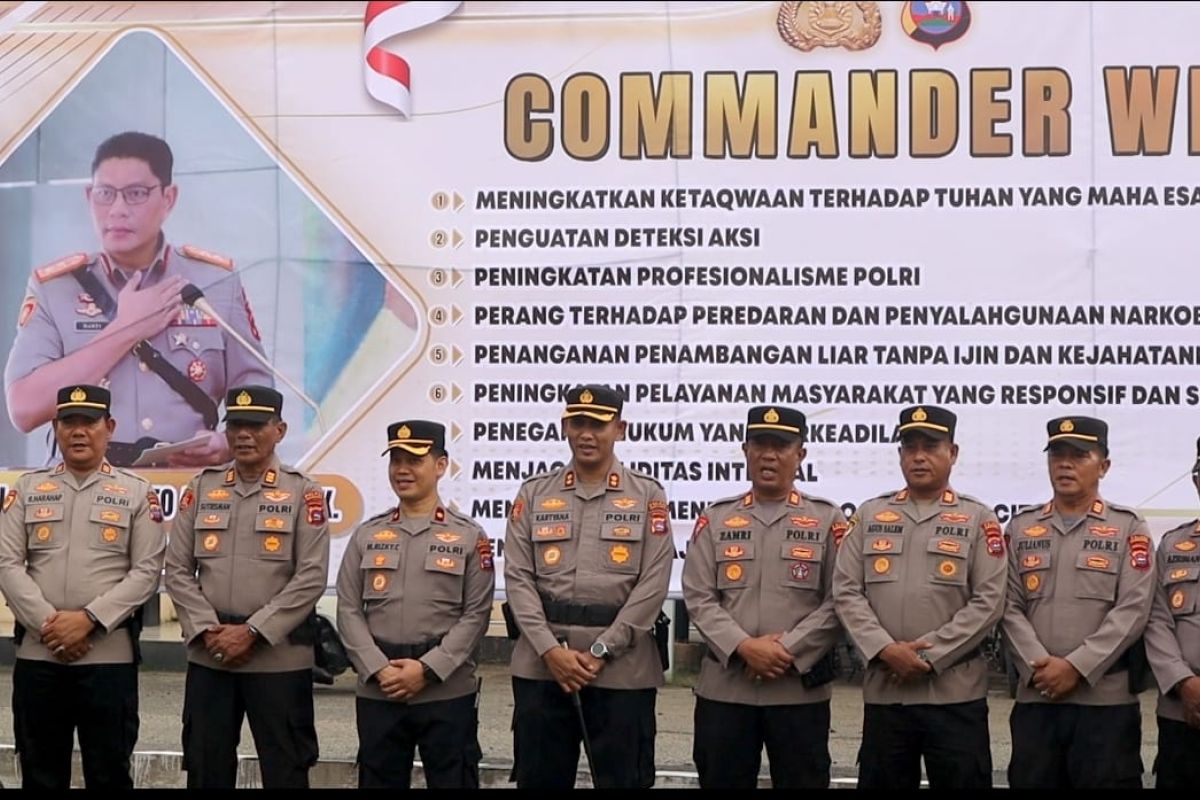 Polres Dharmasraya Sosialisasikan 10 Fokus Program 