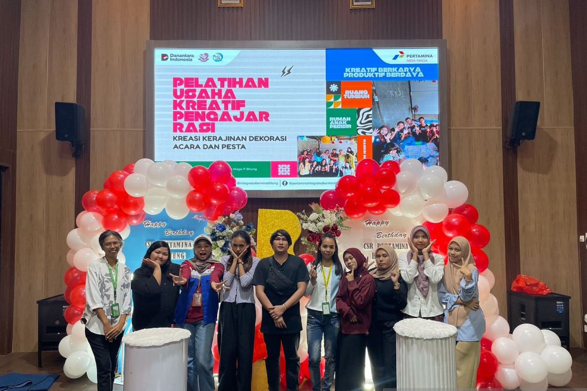 Pertamina Bitung Latih 8 Pengajar Rumah Anak Pesisir Jadi Dekorator Acara, Target Usaha Mandiri
