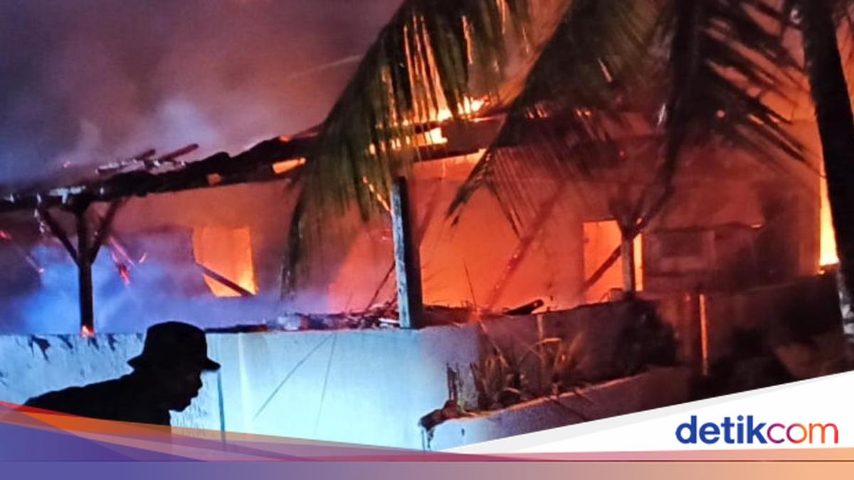 Paradise Surf Camp di Pesisir Barat Lampung Terbakar, Empat Kamar dan Bar Ludes, Kerugian Capai Rp 500 Juta