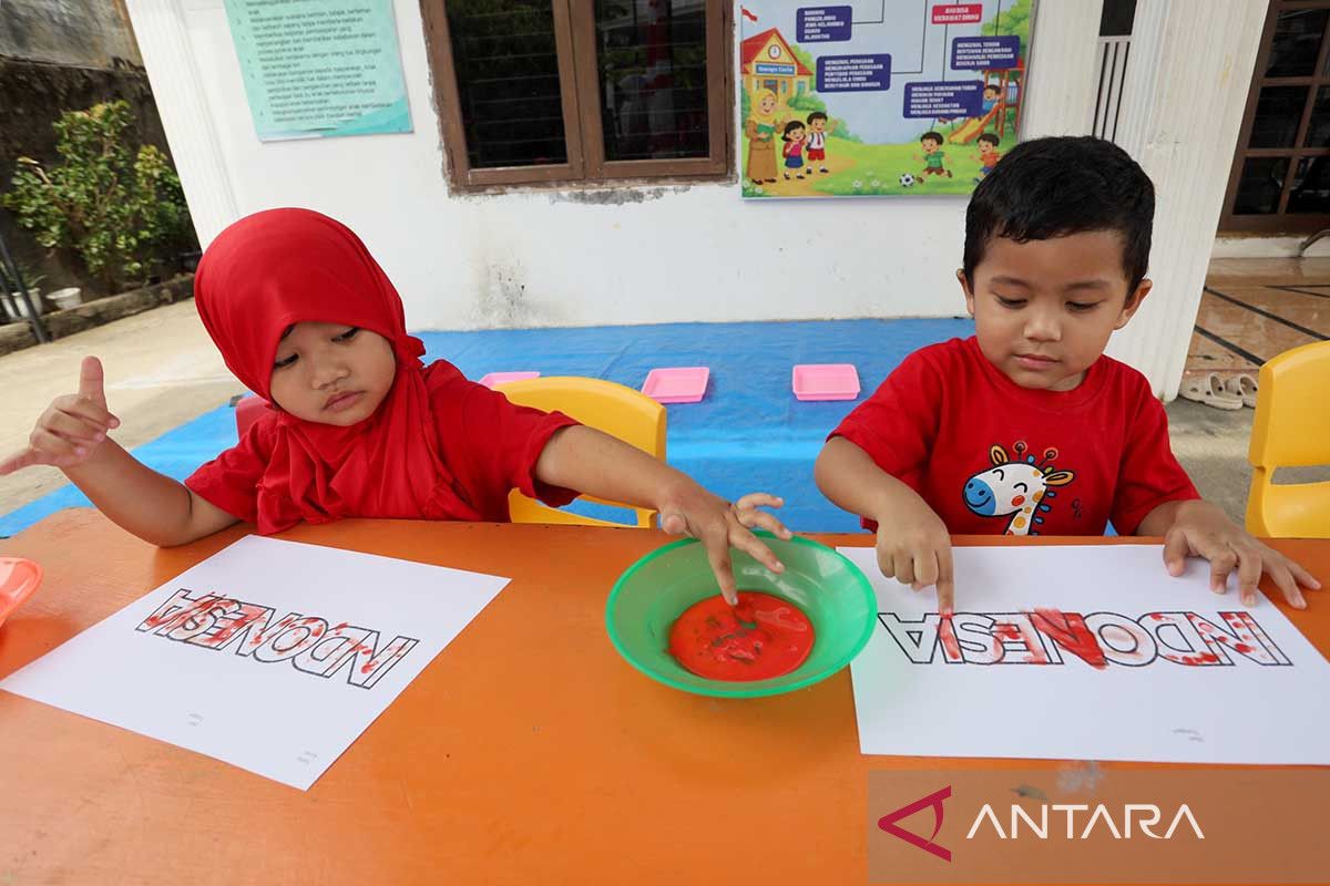 Lomba Finger Painting Warnai HUT ke-81 RI di Sekolah Inklusi Banda Aceh, Ajang Tumbuhkan Kemandirian ABK