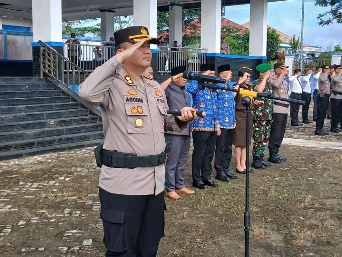 Bupati Lebong Pimpin Apel Gabungan, Polres Jadi Petugas Upacara Perkuat Sinergi dan Disiplin ASN