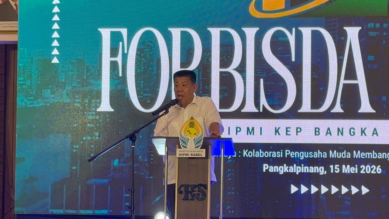 Gubernur Buka FORBISDA HIPMI Bangka Belitung, Dorong Pengusaha Muda Jadi Motor Investasi Daerah