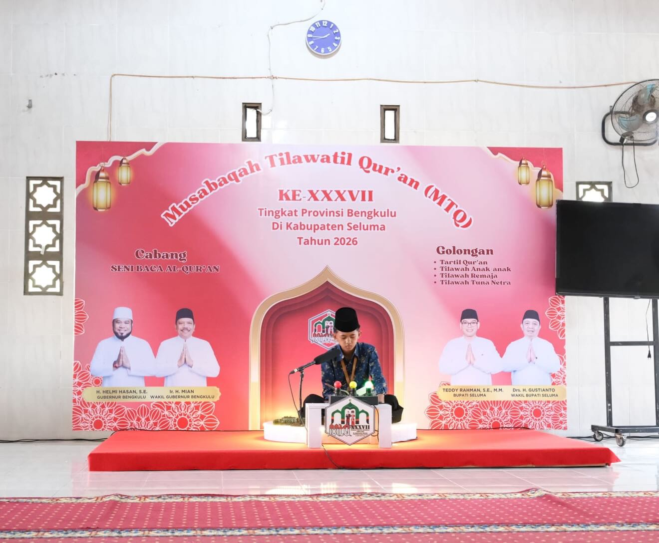 Kafilah 10 Kabupaten Kota Mulai Bertanding di MTQ XXXVII Bengkulu, Seluma Tunjukkan Kesiapan Penuh