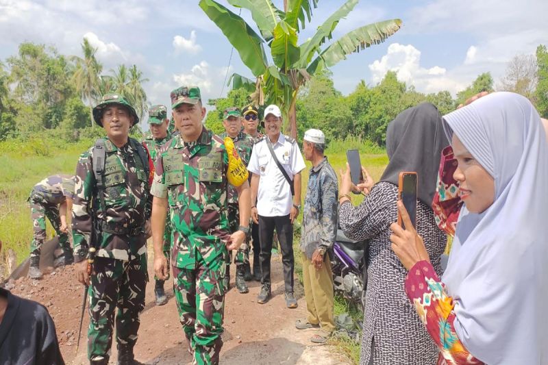 Mabes TNI Kirim Tim Wasev ke Kapuas Evaluasi TMMD Reguler ke-129, 1,2 Km Jalan Desa Dibangun