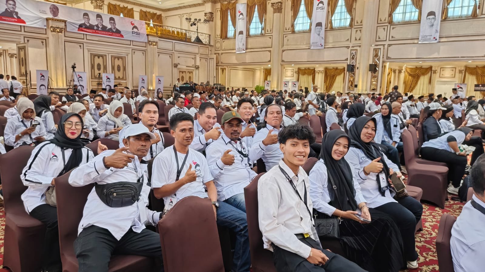 900 Kader PSI Prabumulih Padati Rakorwil dan Pelantikan Pengurus di Palembang, Siap Menangkan Pemilu 2029