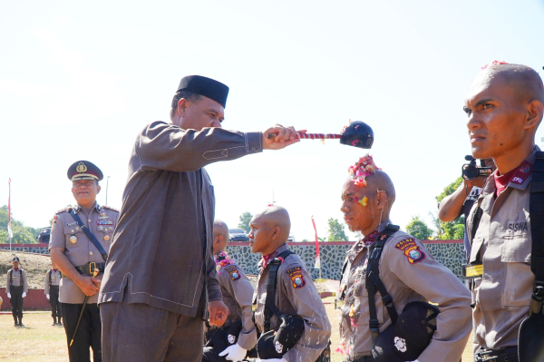 84 Calon Bintara Polri dari Seluruh Maluku Utara Mulai Pendidikan di SPN Gurabati, Staf Ahli Wali Kota Tidore Beri Pesan Khusus